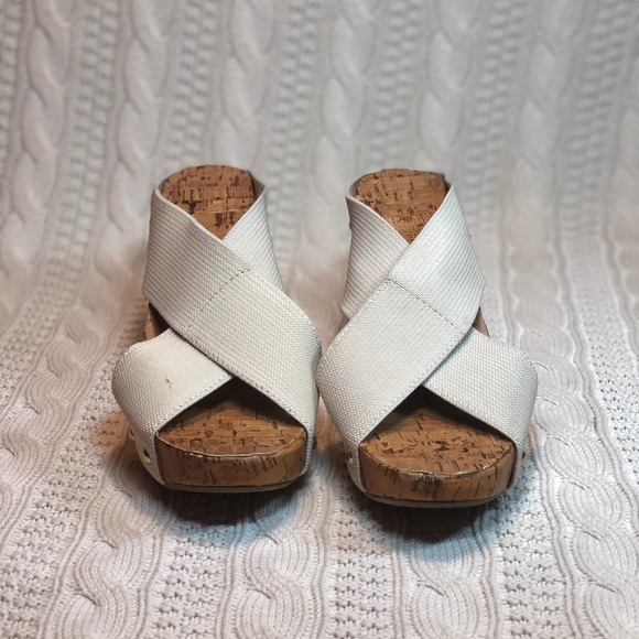 Montego Bay Club, sandal wedge, sz 8.5 - Picture 2 of 8